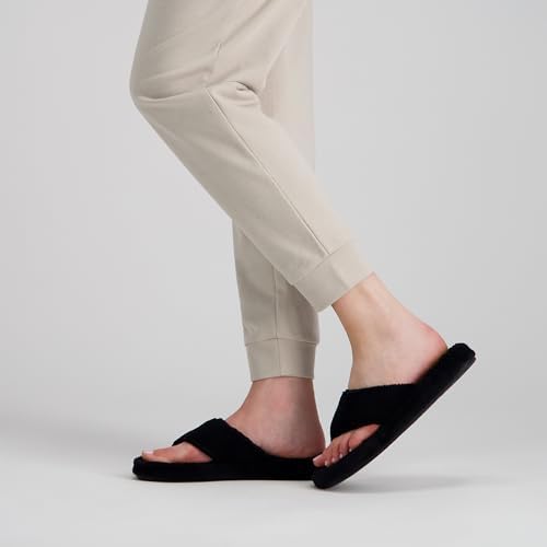 Acorn Women's Spa Thong Slippers with Cloud Contour Comfort - Arch Support and Plush Fluffy Terry Lining, Perfect for Beach, Camping, Poolside, or Bathroom Wear - Image 2