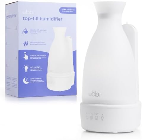 Ubbi Ultrasonic Humidifier, Easy Top-Fill Design by Unknown