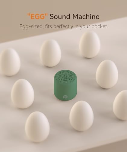 Dreamegg Portable White Noise Machine, 1000mAh Battery, Travel Sleep, Pine - Image 2