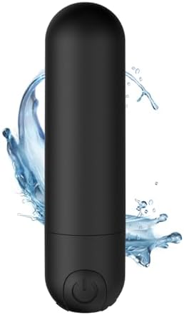 BLIKECH 10 Modes Quiet Waterproof Tool Powerful Mini Stick for Women Pleasure, Silicone Material Wrap Handheld Travel Pocket Portable Soft Toys Massage Ball for Body Relax Black - Image 2