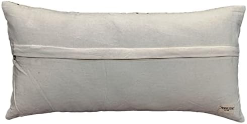 Trade Star 12x24 Decorative Mudcloth Throw Lumbar Pillow Cover Handloomed Cushion Case for Home Decor Beautiful Modern Farmhouse Sofa Decor Pillow Case Indian (Ivory Snow) - Image 5