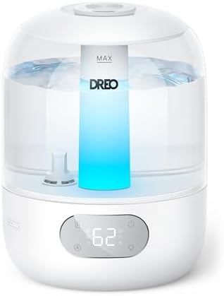 DREO 3L Humidifiers for Bedroom, 30H Runtime, 26 dB Quiet, New Edition by Unknown