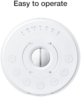 Sound Machine LEICEX White Noise Machine - 30 Soothing Sounds, 10 Colors Night Light, Rechargeable Battery- Travel Portable Sound Machine for Sleep Baby Adults, Perfect Sleeping Companion - Image 7