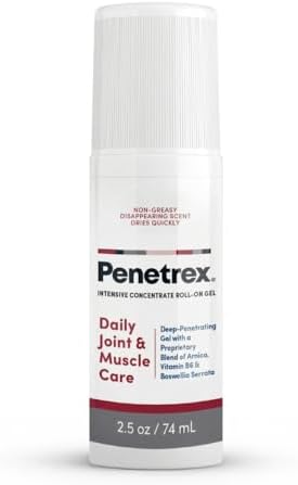 Penetrex Roll-On Gel for Joints & Muscles, Arnica, Vitamin B6 & MSM, 2.5 Oz by Penetrex