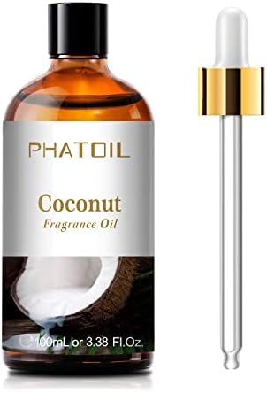 PHATOIL Coconut Fragrance Oil for Diffuser Aromatherapy 3.38FL.OZ by PHATOIL