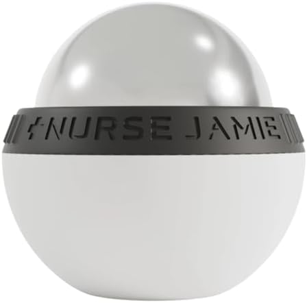 Nurse Jamie Super-Cryo Massaging Orb – Stainless Steel Roller for Face & Body – Long-Lasting Cooling & Warming Therapy for Circulation, Recovery & Tension Relief by Unknown