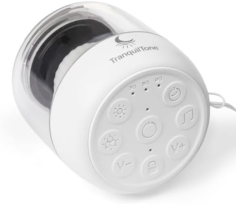 Mini White Noise Machine for Baby, Kids & Adults – 15 Calming Sounds, Soft Night Light, USB-C Rechargeable, Timer – Portable Travel Sound Machine - Image 2