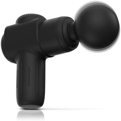 Handheld Massager for Women, Mini Powerful Deep Tissue Massager for Back, Neck & Muscle Pain Relief, Waterproof Portable with 10 Vibration Modes.(Black) by SheLins
