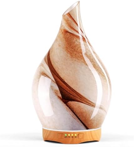 Porseme Essential Oil Diffuser 280ml Handmade Glass Diffuser 7H Runtime by Porseme