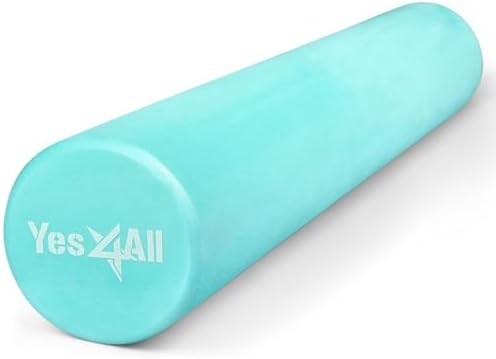 Yes4All EVA Firm Foam Roller for Back - Round Back Roller for Exercise, Yoga & Pilates 12/18/24/36 inch by Unknown