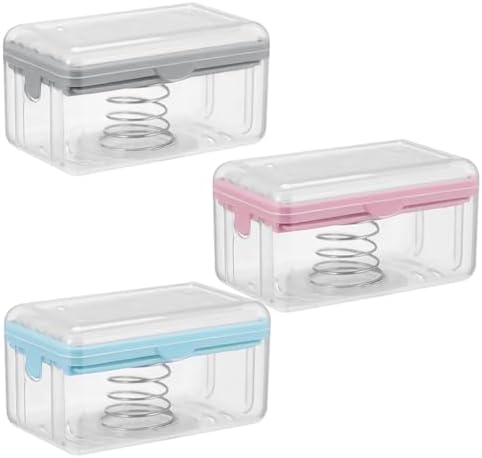 3Pcs Roller Soap Box Foaming Soap Dish with Drainage for Bathroom Countertop Multi-Functional Set by Unknown