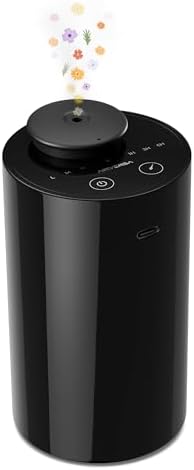 Airversa AN6 Waterless Diffuser for Essential Oil for Home, Room, Black by Airversa