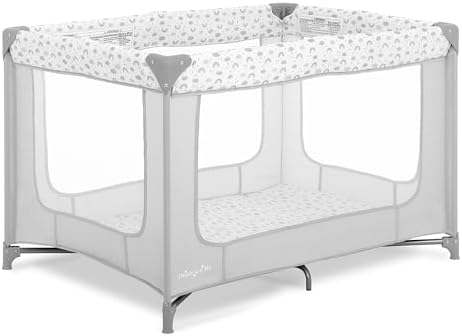 Dream On Me Zodiak Portable Playard, Compact for Travel, Carry Bag, C Grey by Unknown