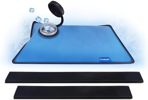 Comfpack Large Refillable Ice Bag for Injuries, Travel Ice Pack with Straps by Comfpack