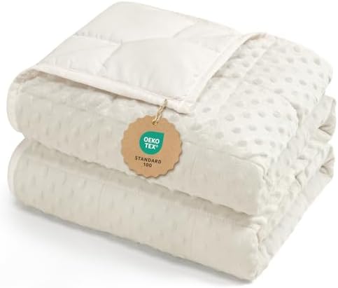 Kivik 12lbs Weighted Blanket for Adults, 48"x72" Twin Size Heavy Blankets by Kivik