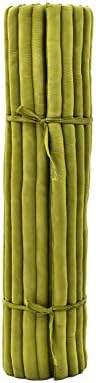 Leewadee - Foldable Floor Mattress - Japanese Roll Up Futon -Trifold Tatami Mat- Guest Floor Bed - Camping Mattress - Thai Massage Mat, Kapok Filled, 75 x 57 inches, Green - Image 4