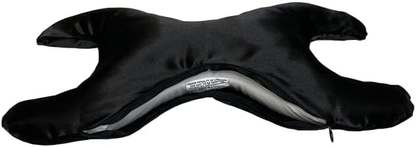 Save My Face!" La Petite Pillow (Black, Satin) - Image 2