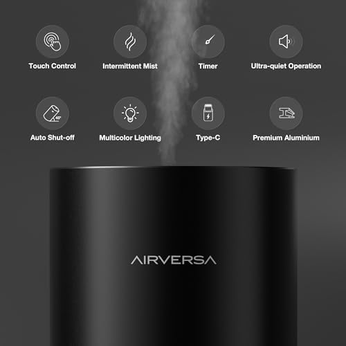 Airversa RD1 Waterless Diffuser for Essential Oil for Home, Room, Black - Image 5