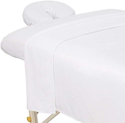 ForPro Premium Microfiber 3-Piece Massage Sheet Set, White by ForProProfessionalCollection