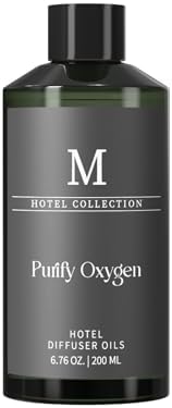 Hotel Collection Diffuser Oil- Purify Oxygen, 6.76 Fl Oz (200ml), Home Luxury Aroma & Hotel Fragrance Diffuser Oil- Essential Oils for Aromatherapy Bigger Bottle, Longer Lasting Aroma by MISIJIEssentialOilsOverall