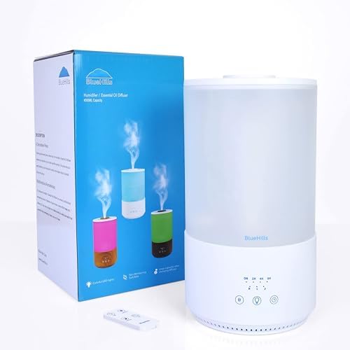 BlueHills 4000 ML Premium 4L Essential Oil Diffuser Humidifier Large White - Image 5