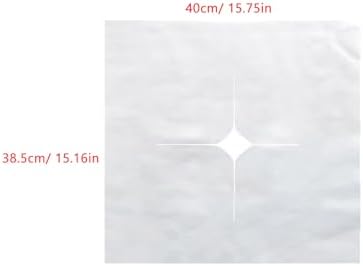 100 Pack Disposable Face Down Pillow Cover Disposable Face Cradle Covers Ultra Soft Non-Sticking Massage Bed Headrest Covers for Massage Table Lash Bed Spa Bed Beauty Tattoo Therapy Table - Image 2