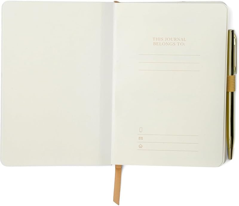 DesignWorks Ink Daily Gratitude Journal with Pen, Pink, 4.5 x 6.5 in - Image 3