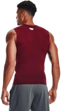 Under Armour Men's HeatGear Compression Sleeveless T-Shirt - Image 2