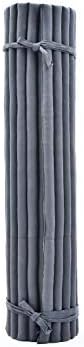 Leewadee - Foldable Floor Mattress - Japanese Roll Up Futon -Trifold Tatami Mat- Guest Floor Bed - Camping Mattress - Thai Massage Mat, Kapok Filled, 75 x 57 inches, Anthracite - Image 4