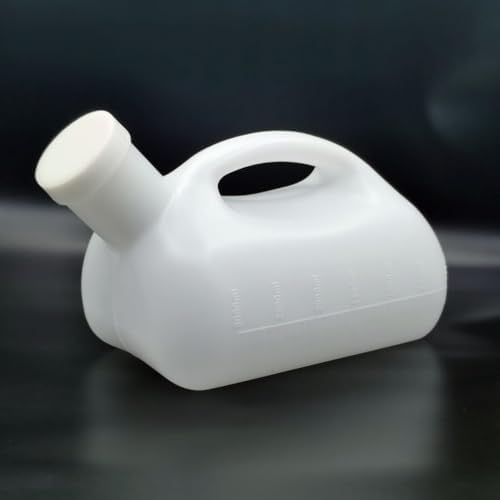 3000ML Large Male Urinal,YUMSUM Portable Mens Potty Pee Bottle Collector Travel Toilet (White) - Image 5