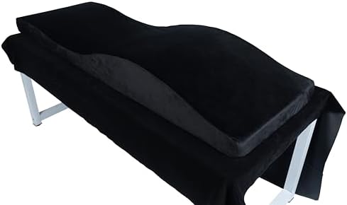 ENDELLE Lash Bed Topper,Curvy Massage Foam Cushion for Salon, Ergonomic Massage Topper with Removable Cover-70×23" - Image 5