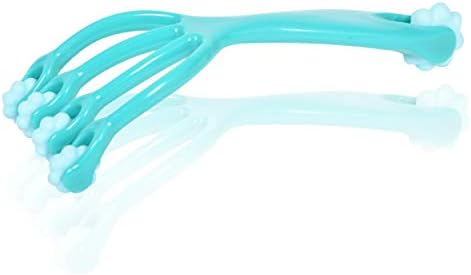 BioSwiss Claw Massage Roller, Handheld Muscle Massager with 5 Rotating Heads for Back, Legs, and Shoulder by Bioswiss