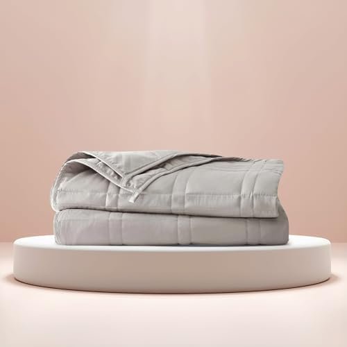 Baloo Weighted Blanket for Adults 20 lb Full/Queen (Silver Sage, 60"x80") by Baloo