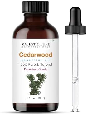 Majestic Pure Cedarwood Essential Oil for Diffuser - 1 Fl Oz by BeautyandPersonalCare