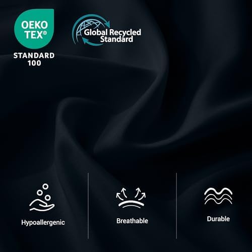 Bulk Queen Flat Sheets Only, 6 Pack Quick Sort Top Bed Sheet, Color-Coded Label Threads, Wrinkle-Free Shrinkage Durable Microfiber Hotel Motel Airb&bs Essentials for Hosts (90"x102",Black) - Image 2