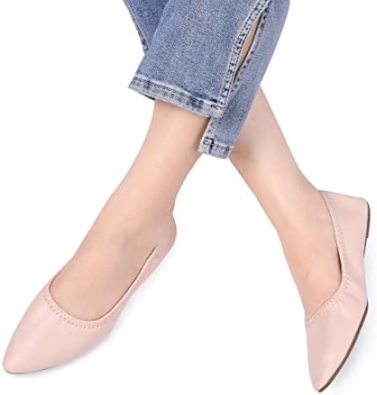 Women's Ballet Flat Slip On Flats - Classic Casual Dress Shoes, Foldable Portable Travel Ballet Walking Shoes - Image 2