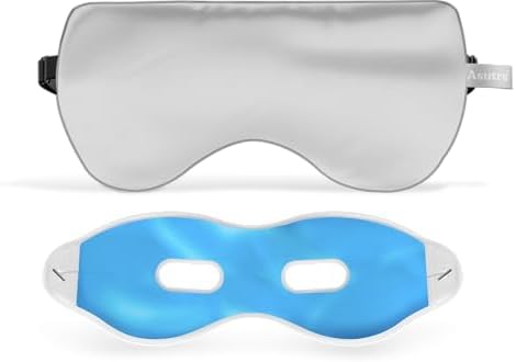 ASUTRA Silk Eye Pillow for Sleep, Silver - Filled w/Lavender (One Size) by ASUTRAASUWD