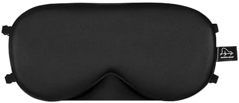 ALASKA BEAR Sleep Mask 2 Straps, Mulberry Silk, Twin Thin Elastic Bands Stay Put All Night, Smooth Eye Mask Two Adjustable Head Strings and Nose Baffle by ALASKABEAR