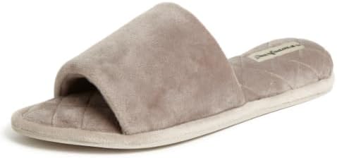 Dearfoams womens Slipper Memory Foam Summer House Shoe Beatrice Terry Slide by Dearfoams
