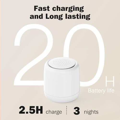 2-Pack Sync Stereo, Paussion Portable Mini Noise White Sleep Sound Machine for Adults Kids Baby 25 Soothing Songs, Auto Timer, Perfect for Travel, Home, Office Privacy - Image 6
