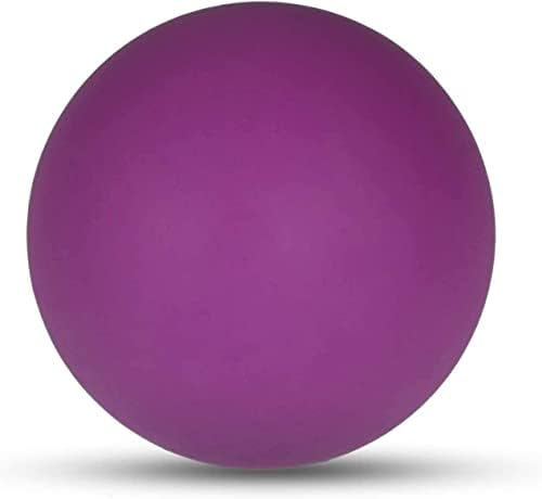 WOVTE Massage Lacrosse Ball for Sore Muscles, Shoulders, Neck, Back, Foot, Body, Deep Tissue, Trigger Point, Muscle Knots, Yoga and Myofascial Release (Purple) by WOVTE