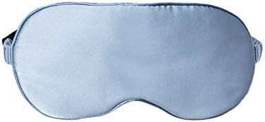 Mulberry Natural Silk Sleep Mask for Women & Men with Elastic Strap, Super Soft Sleeping Eye Mask, Size M, (Blue) by NMMGlobal
