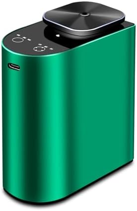 Waterless Essential Oil Diffuser，4000 mAh Large Battery, max 120ml Capacity, Suitable for Hotels, Large Rooms, Offices, bedrooms，Aluminum Alloy Desktop Scent Diffuser (Green) by GMSYSW