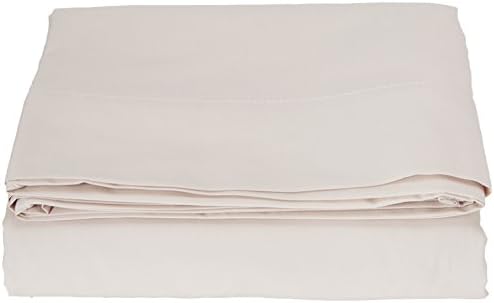 XL Oversized King Flat Sheet Only 132x110 Cal King Top Sheet Natural Beige - Image 4