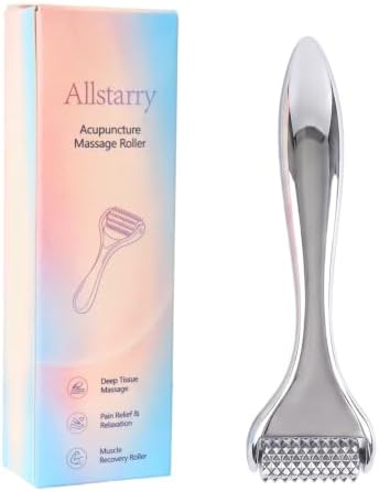Allstarry Acupuncture Massage Roller, Stainless Steel Acupressure Massager by Allstarry