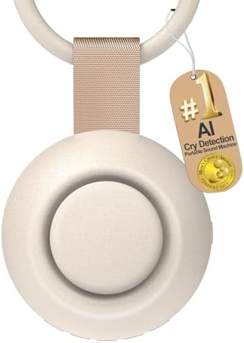 CHICWAY Portable Sound Machine with AI Cry Detection White Noise Machine by CHICWAYOfficial