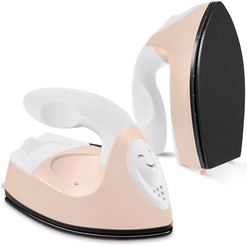 Honoson Mini Craft Iron with Charging Base Tiny,Light Khaki by Honoson