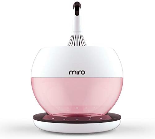 MIRO-NR08M Completely Washable Modular Sanitary Humidifier, Large room, Easy to Clean, Easy to Use, Luma Touch - Premium Cool-Mist Humidifier. Touch Control Colorful LEDs, Powerful humidification by MiroHome