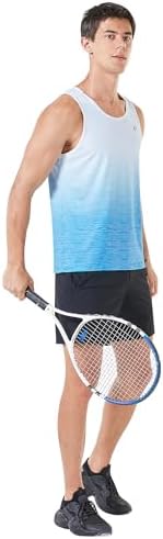 EZRUN Men's Quick Dry Workout Tank Top UPF 50+ Sweat-Wicking Gym Shirt - Image 3