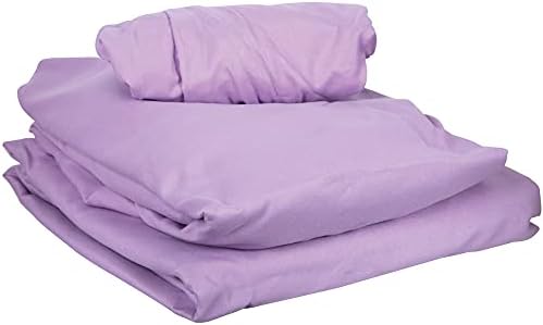 ForPro Premium Microfiber 3-Piece Massage Sheet Set, Lavender - Image 4